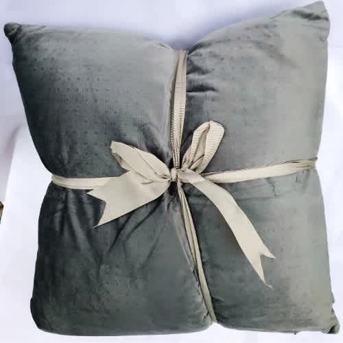 Country Club 2pc Embossed Velvet Throw Pillows - Grey. Order now @HOG - Home, Office, Garden, online marketplace. Buy now pay later option with 0% interest rate. Nationwide delivery