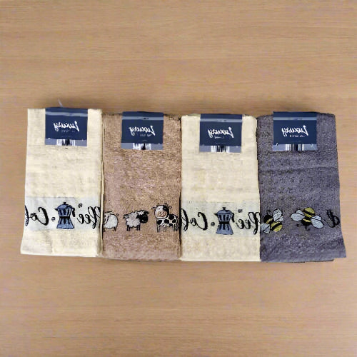 Country Club Jacquard Border 4 Piece Tea Towel - 50cm X 65cm. Home Office Garden | HOG-HomeOfficeGarden | online marketplace