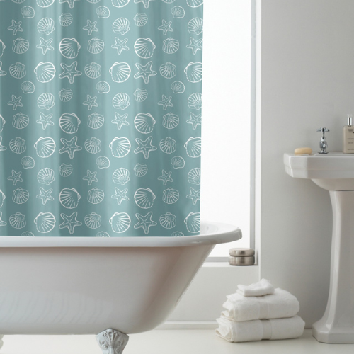 Country Club Shower Curtain – Seashells @HOG - Home Office Garden Online Marketplace