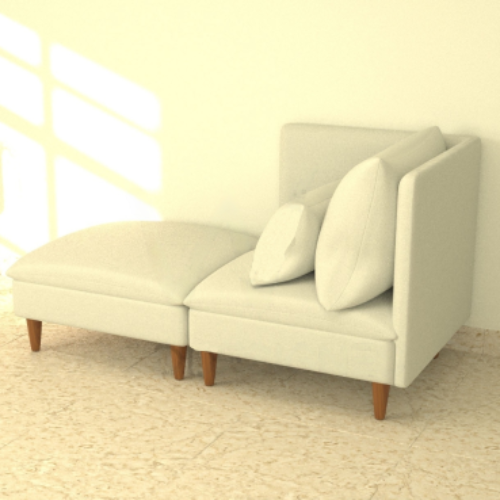 Custom K Loveseat (White). Home Office Garden | HOG-HomeOfficeGarden | online marketplace