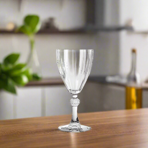 Diamond Stemware Glass (Red) (6pcs) 245cc. @HOG - Home Office Garden Online Marketplace