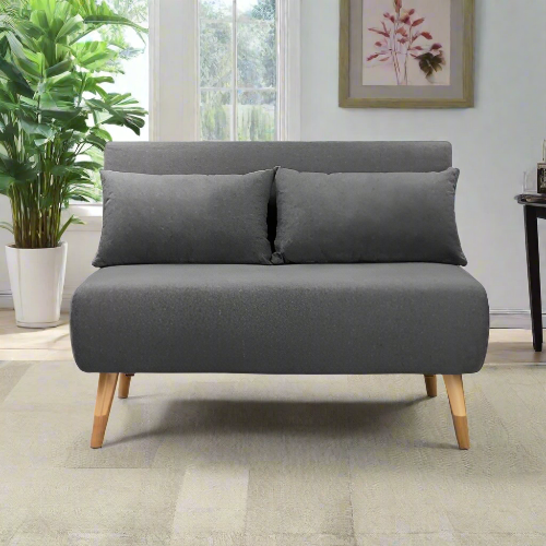 Double Fabric Modern Armless Accent Sofa Chair @HOG - Home Office Garden Online Marketplace