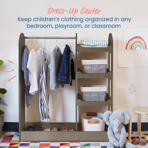 Dress Up Center With Mirror - Costume Organizer. Home Office Garden | HOG-HomeOfficeGarden | online marketplace