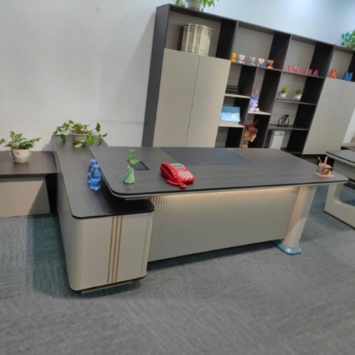 Dual-Tone Executive Desk with Accent Lighting – 2 Meters @HOG - Home, Office, Garden, Online Marketplace