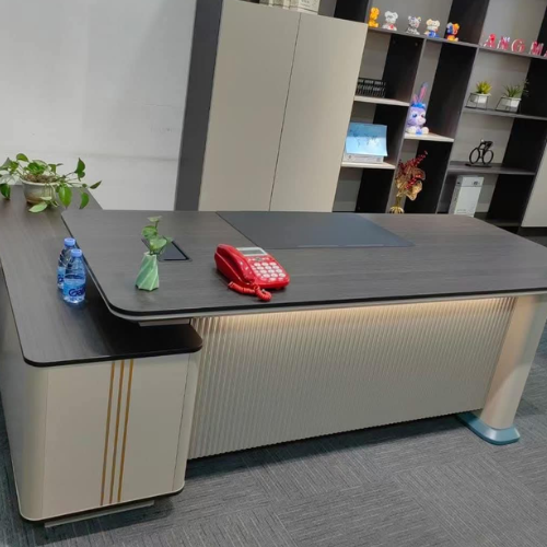 Dual-Tone Executive Desk with Accent Lighting – 2 Meters @HOG - Home, Office, Garden, Online Marketplace