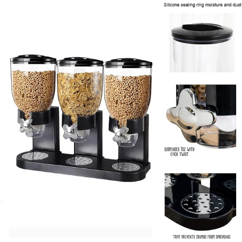 Dual Cereal Dispenser – 2L Capacity Each @HOG - Home, Office, Garden, Online Marketplace
