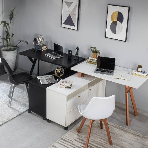 Eclectic 2 Man Workstation Office Desk @HOG - Home Office Garden Online Marketplace
