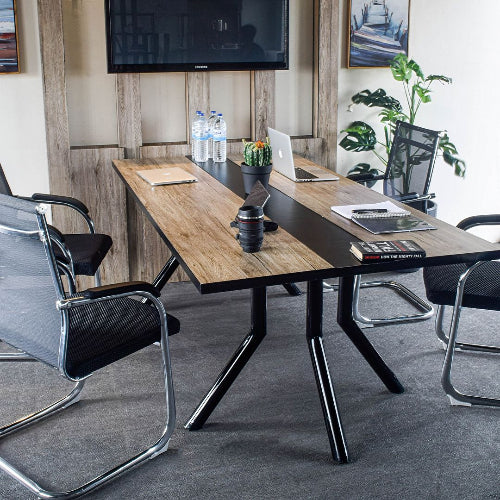 Eclectic 6 Man Conference Table @HOG - Home Office Garden Online Marketplace