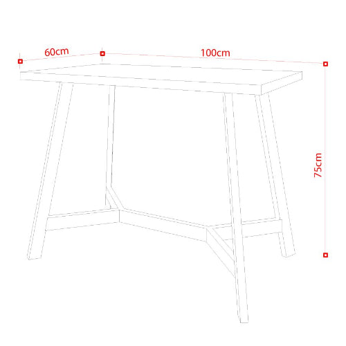 Eclectic Office Desk 1.M @HOG - Home Office Garden Online Marketplace