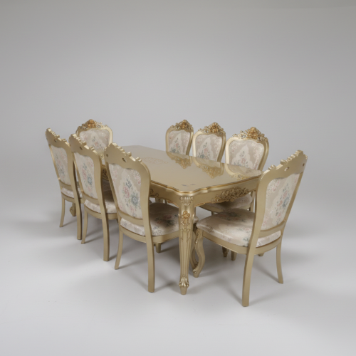 Eight-Seater Gold Trim Dining Set @HOG - Home, Office, Garden, Online Marketplace