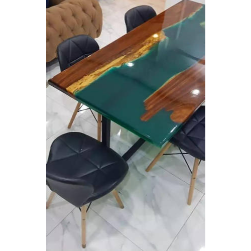 Epoxy Resin Dining Table (River Table). @HOG - Home Office Garden Online Marketplace