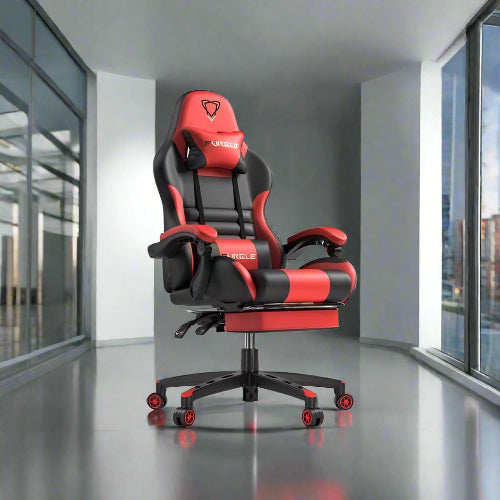 Ergonomic Gaming Chair Red and Black. Home Office Garden | HOG-HomeOfficeGarden | online marketplace