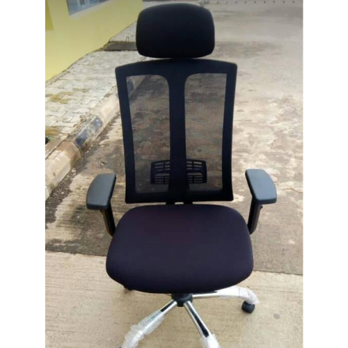 Ergonomic Mesh Office Chair with Headrest and Armrests – Black @HOG - Home, Office, Garden, Online Marketplace