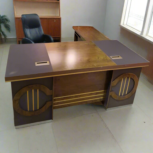 Executive 1.6 Meter Office Table with Side Extension. Home Office Garden | HOG-HomeOfficeGarden | online marketplace