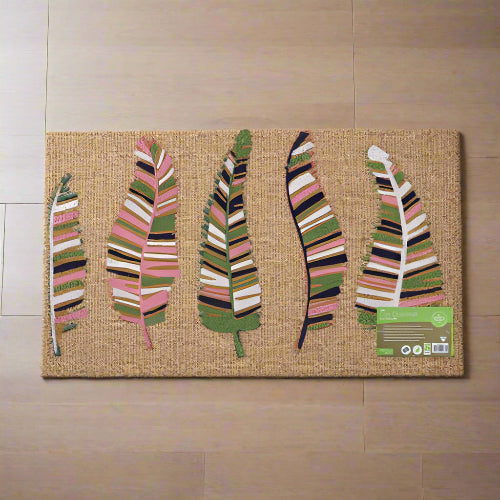 Feathers Latex Coir Doormat – 45 x 75 cm @HOG - Home Office Garden Online Marketplace