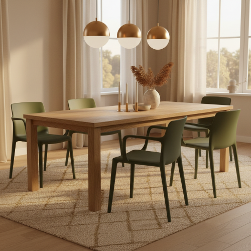 Fluit Chair with Arms - Green. @HOG - Home Office Garden Online Marketplace