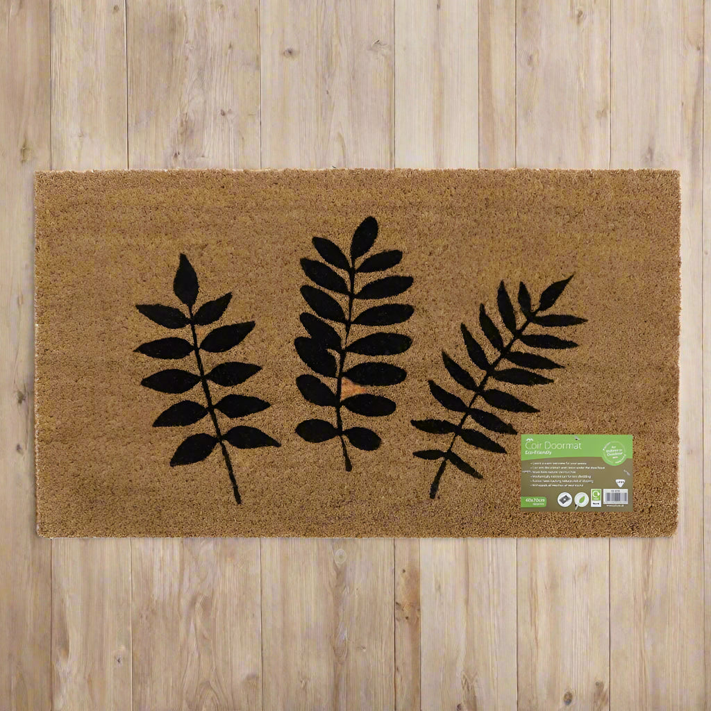 Foliage Latex Coir Doormat – 40 x 70 cm @HOG - Home Office Garden Online Marketplace