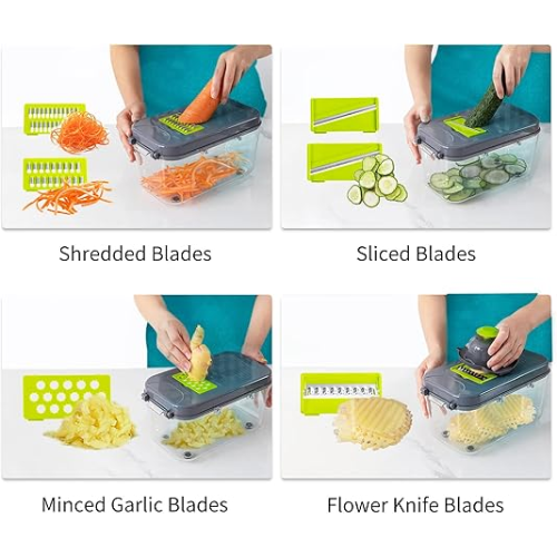 Food Chopper and Slicer 20 Piece. Home Office Garden | HOG-HomeOfficeGarden | online marketplace