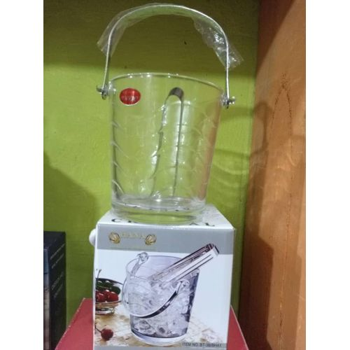 Glass Ice Bucket with Picker @HOG - Home, Office, Garden, Online Marketplace