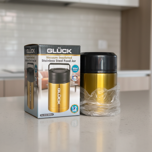 Gluck Vacuum Stainless Steel Food Jar 800ml @HOG - Home, Office, Garden, Online Marketplace