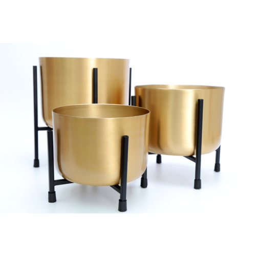 Gold/Copper Planter Set. Home Office Garden | HOG-HomeOfficeGarden | online marketplace