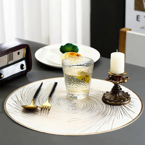 Gold Dining Placemats – Set of 12. Home Office Garden | HOG-HomeOfficeGarden | online marketplace