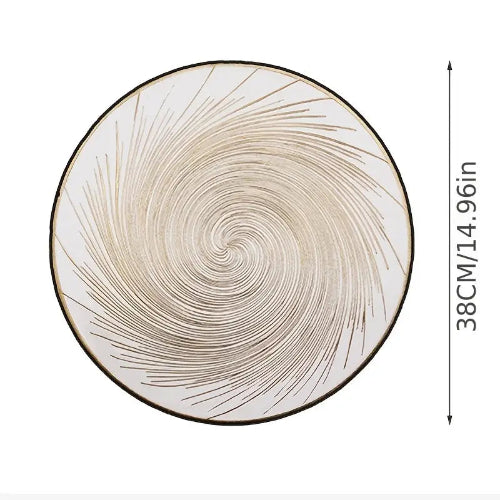 Gold Dining Placemats – Set of 12. Home Office Garden | HOG-HomeOfficeGarden | online marketplace