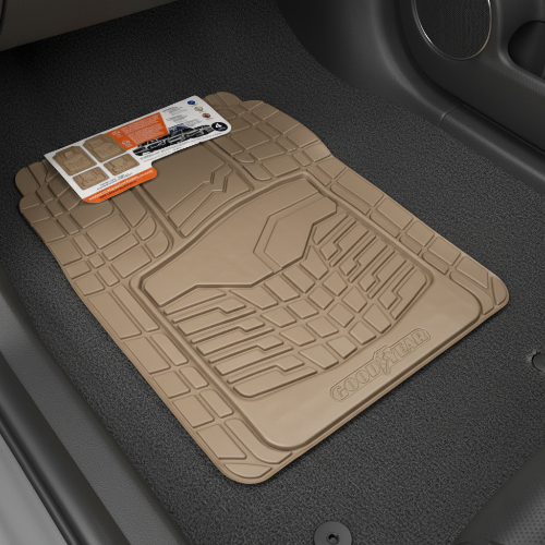 Goodyear Semi-custom Trim-to-fit Car Mats - Tan 4 Piece @HOG - Home, Office, Garden, Online Marketplace