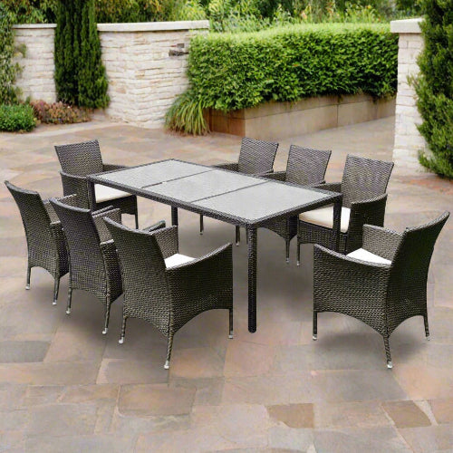 Gymax 8 Seater Patio Dining Table (Table Only) @HOG - Home Office Garden Online Marketplace