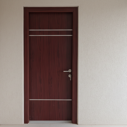 HDF Hardwood Door (33 x 81 inches) with Frame, Key, and Hinges @HOG - Home, Office, Garden, Online Marketplace