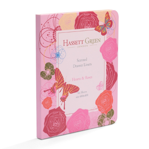 Hassett Green Hearts & Roses Scented Drawer Liners @HOG - Home, Office, Garden, Online Marketplace