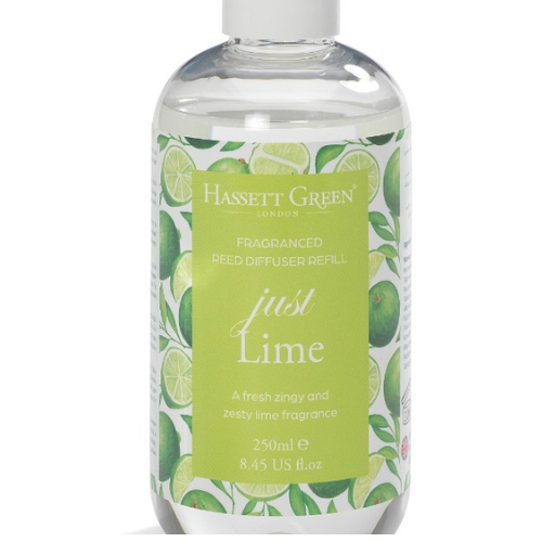 Hassett Green Just Lime 250ml Diffuser Refill @HOG - Home, Office, Garden, Online Marketplace