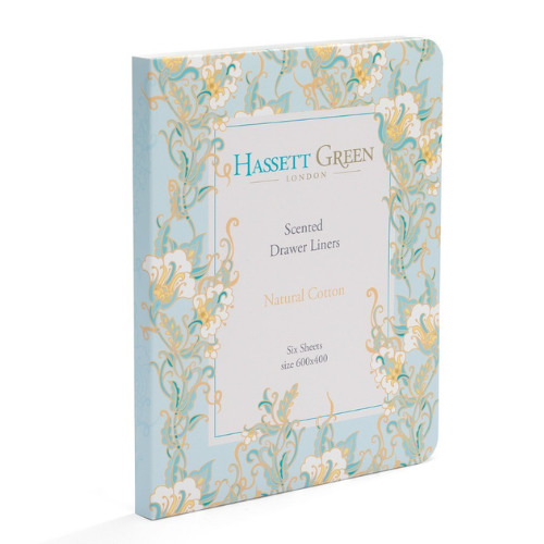 Hassett Green Natural Cotton Scented Drawer Liners @HOG - Home, Office, Garden, Online Marketplace
