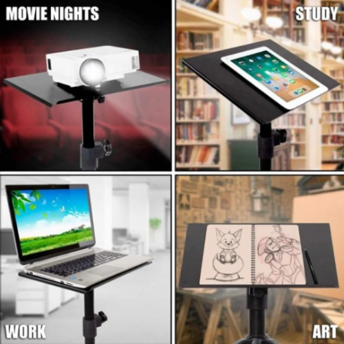 Height Adjustable Single Shelf Projector Stand With Trolley @HOG - Home, Office, Garden, Online Marketplace