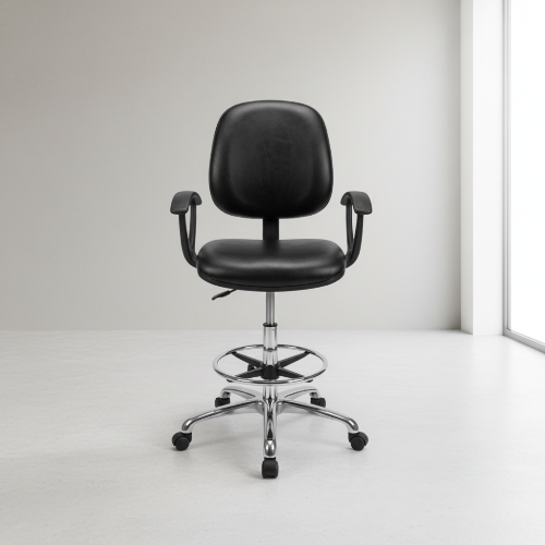 High Stool Swivel Office Chair with Foot Ring @HOG - Home, Office, Garden, Online Marketplace