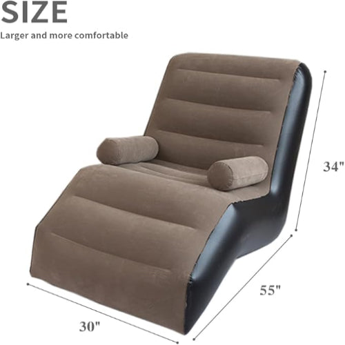 Inflatable Chaise Sofa with Air Pump. Home Office Garden | HOG-HomeOfficeGarden | online marketplace