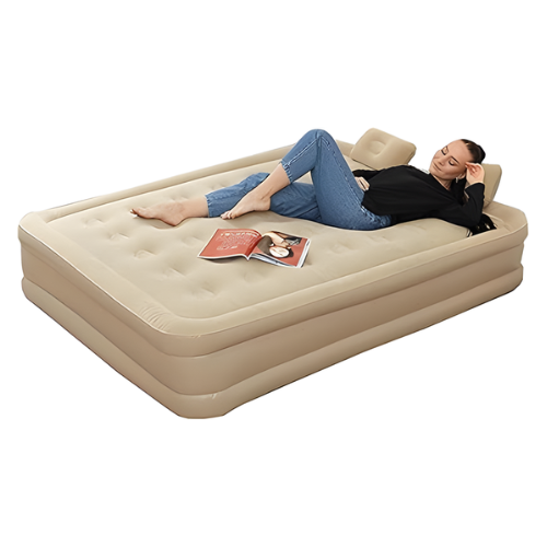 Inflatable Double Size Bed with Built-In Pump @HOG - Home, Office, Garden, Online Marketplace