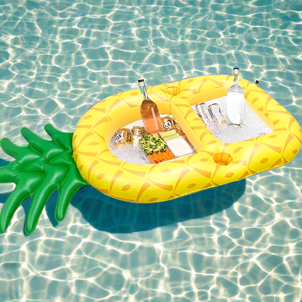 Inflatable Drink Holder - Swimming Pool Cooler Table @ HOG