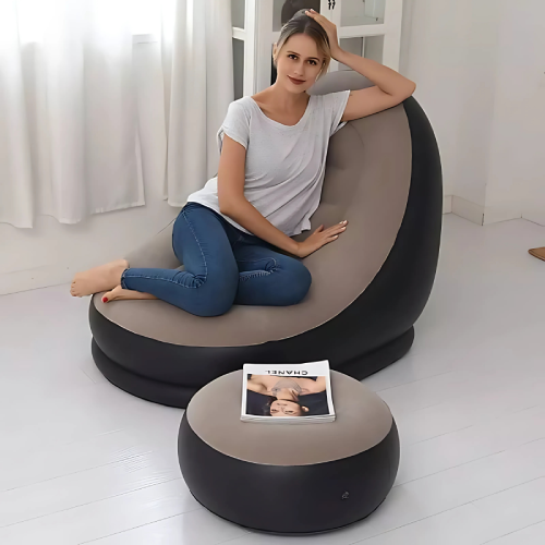 Inflatable Sofa Kit with Portable Pouf. Home Office Garden | HOG-HomeOfficeGarden | online marketplace