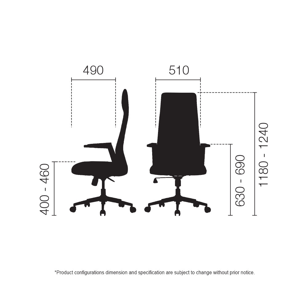 JLY001 PU Leather High back Chair @ HOG online marketplace