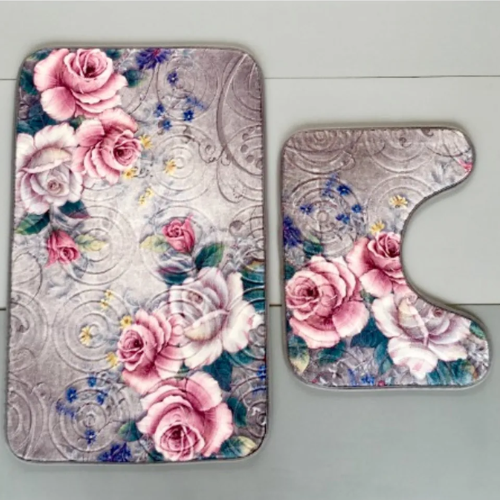 Jia Tai 2-piece Bath Mat Set - Non-slip Polyester Bath Rugs @HOG - Home, Office, Garden, Online Marketplace