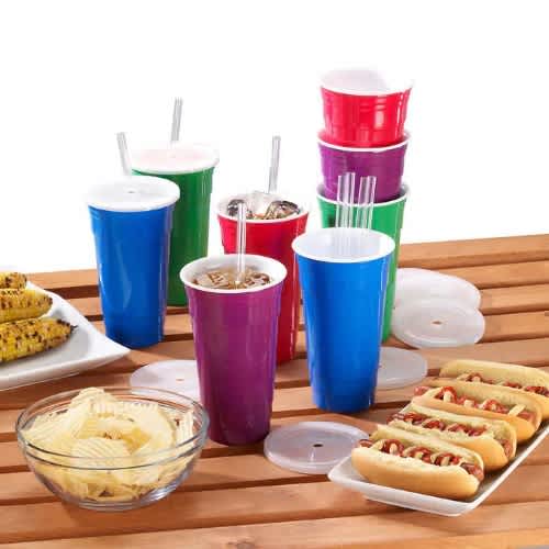 Jia Wei Party Cup Set- 8 Pieces. Home Office Garden | HOG-HomeOfficeGarden | online marketplace