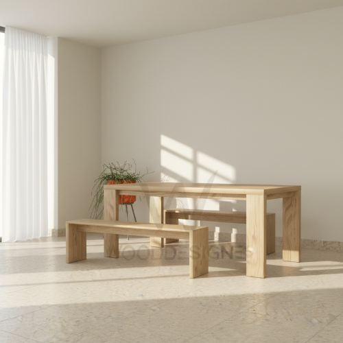 Joe Dining Set (Light-Oak). @HOG - Home Office Garden Online Marketplace