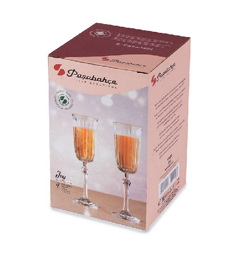 Joy Stemware Glass (Flute) 175cc (4pcs). @HOG - Home Office Garden Online Marketplace