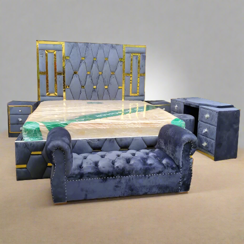 King Size Bedframe Complete Set Home Office Garden | HOG-HomeOfficeGarden | online marketplace