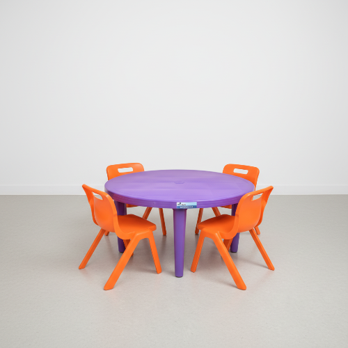 Kiddies Plastic Table And Chairsnull