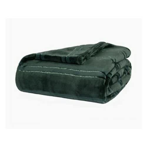 Life Comfort Luxe Velvet Throw - 100% Polyester - 60x70" - Green. Home Office Garden | HOG-HomeOfficeGarden | online marketplace