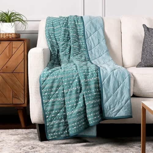 Life Comfort Reversible Cooling Throw Blanket - 60" X 70". Home Office Garden | HOG-HomeOfficeGarden | online marketplace