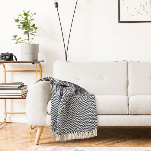 Lifestyle by Emma Barclay Cherokee Throw 127x152 – Navy @HOG - Home Office Garden Online Marketplace