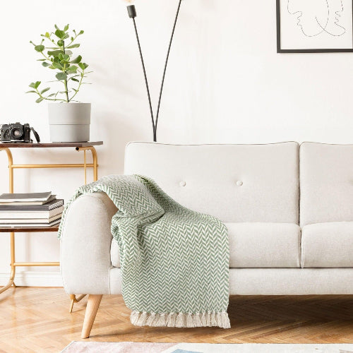 Lifestyle by Emma Barclay Cherokee Throw 127x152 – Pistachio @HOG - Home Office Garden Online Marketplace